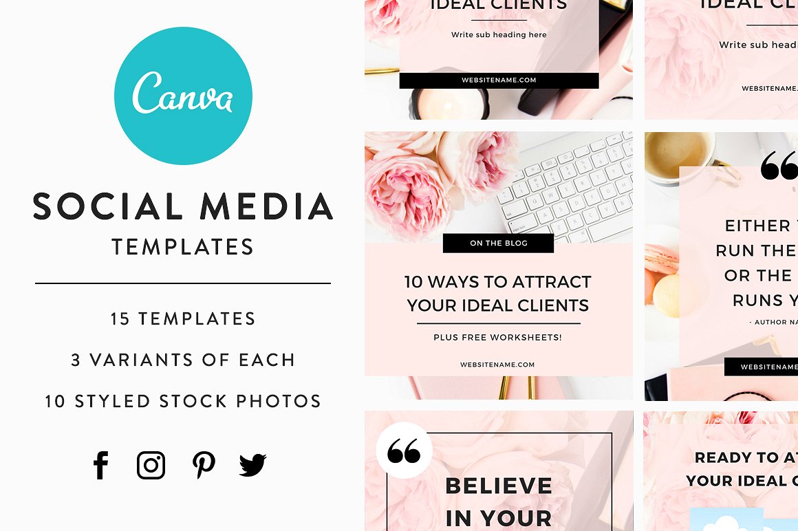 Canva Social Media Graphics Jennifer Franklin