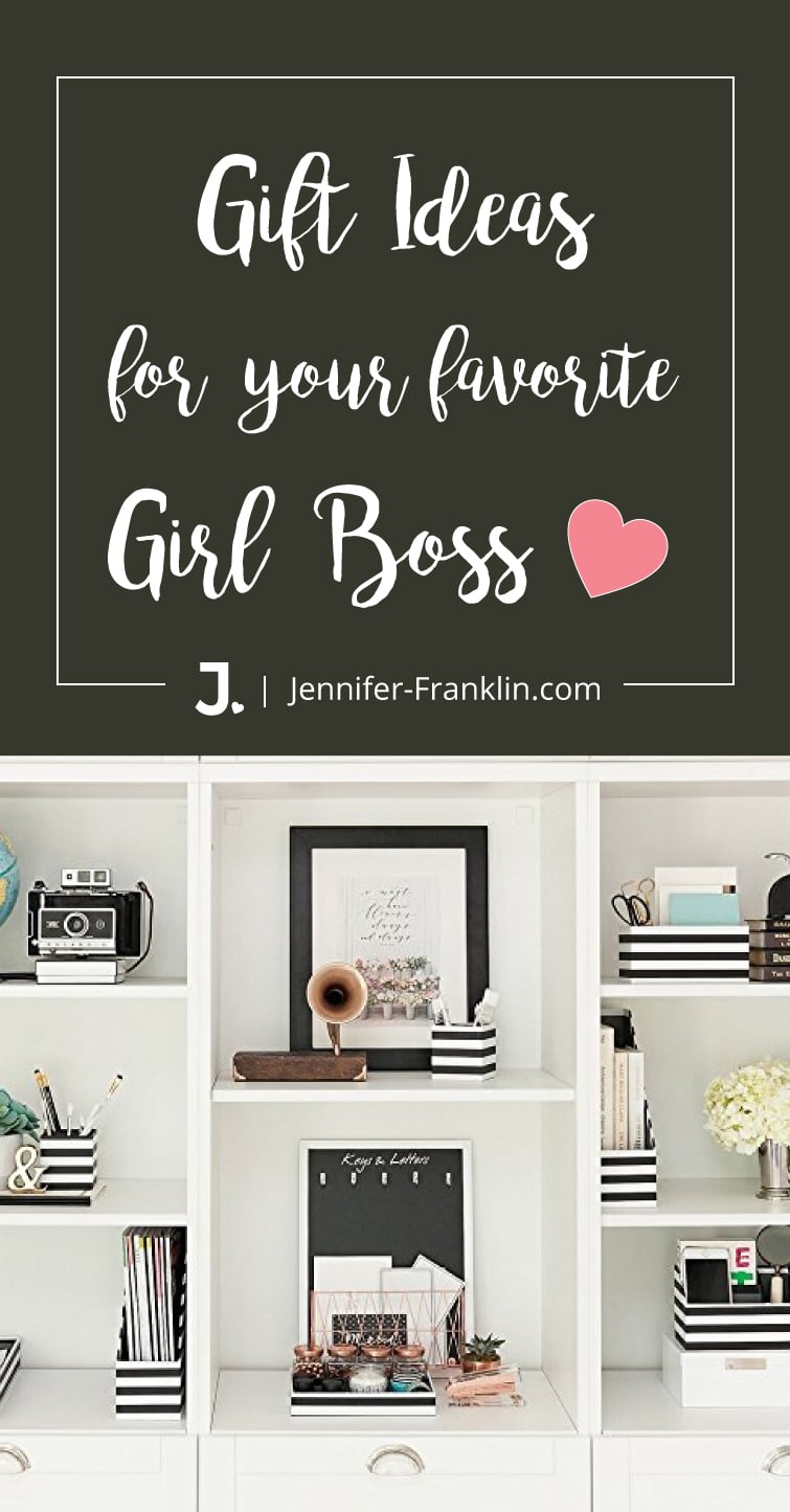 Wondering what to get the female entrepreneur in your life? Check out the Girl Boss Gift Ideas at Jennifer-Franklin.com.