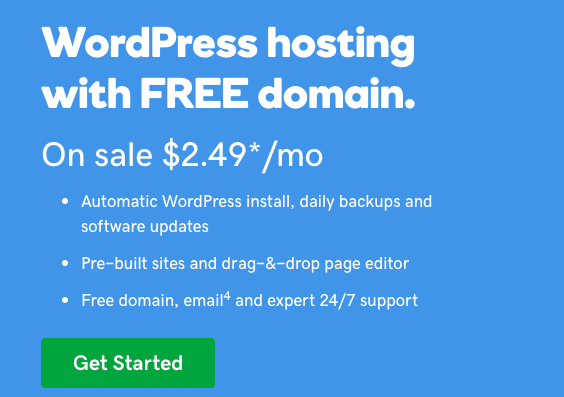 godaddy wordpress hosting with free domain | godaddy coupon codes | Jennifer-Franklin.com