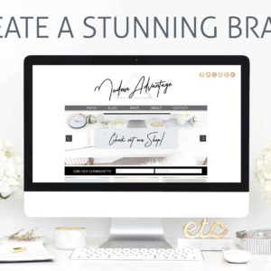 Modern Branding Package Canva Templates: No more excuses - complete branding package to DIY your brand identity with Canva's free editing tools. | Jennifer-Franklin.com