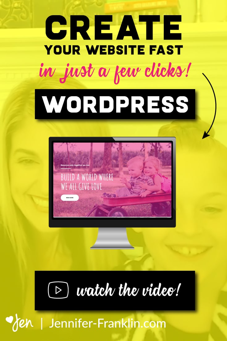 How To Create Your WordPress Website Fast