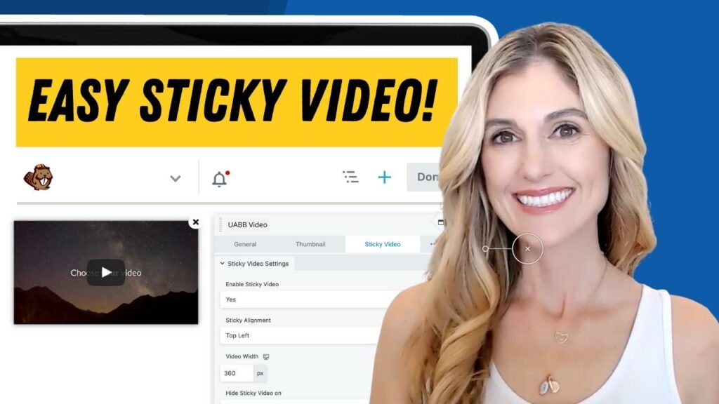 How to add a sticky floating video to WordPress