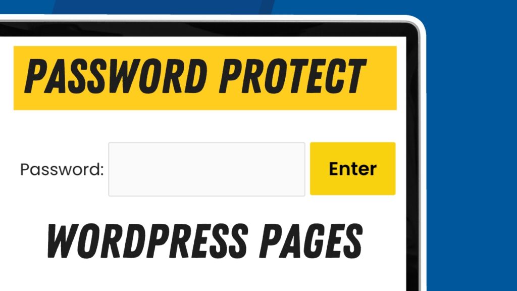 How to password protect WordPress page