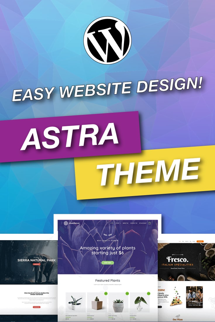 Astra WordPress theme demo | How to install and customize Astra WordPress theme with starter sites. | Jennifer-Franklin.com