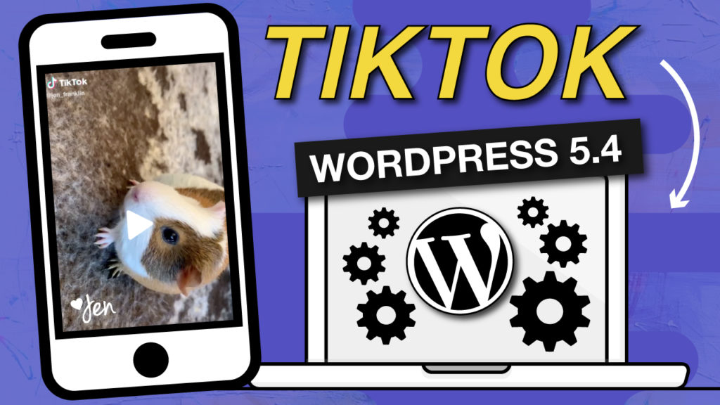how to embed TikTok videos in WordPress | Jennifer-Franklin.com