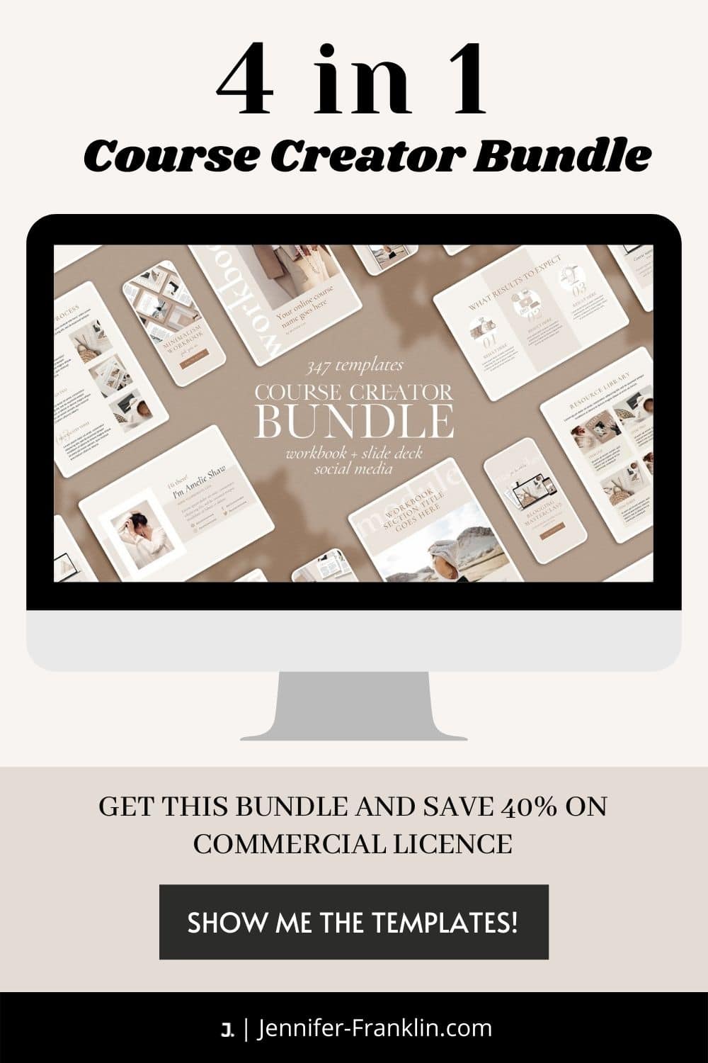 4 in 1 Course Creator CANVA Bundle