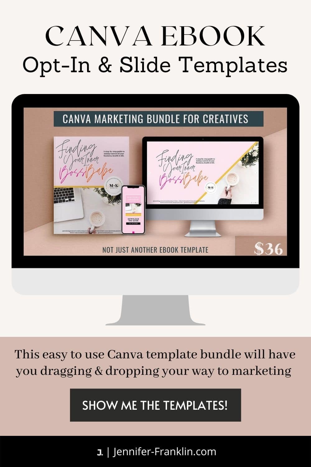 Canva eBook Opt-In & Slide Templates
