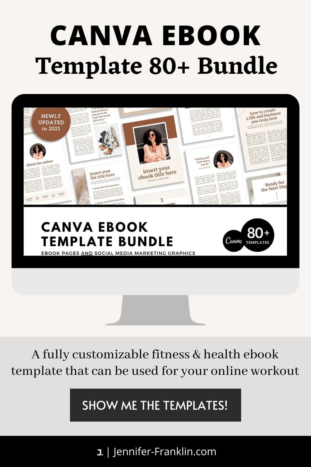 Canva eBook Template 80+ Bundle