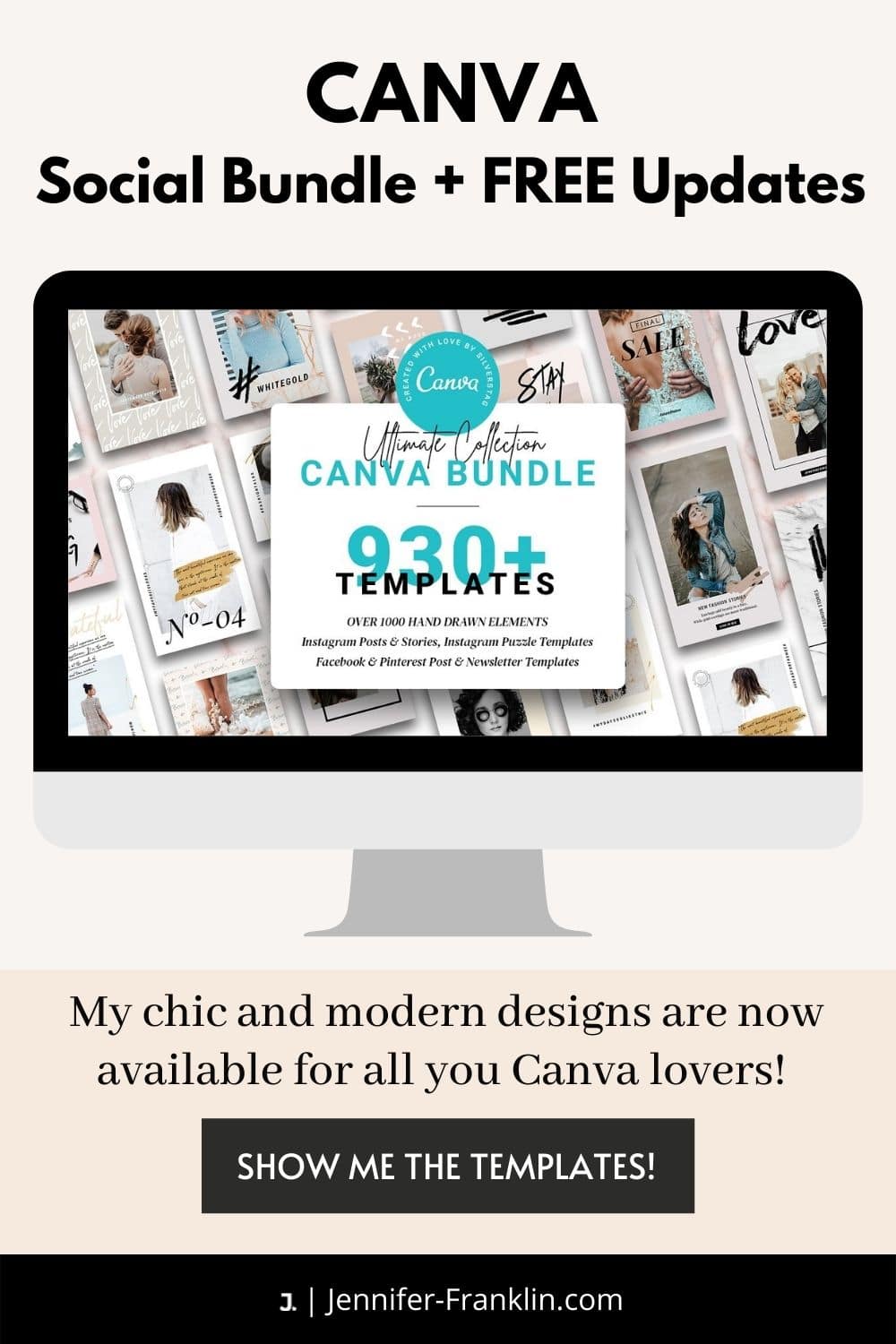 CANVA Social Bundle + FREE Updates