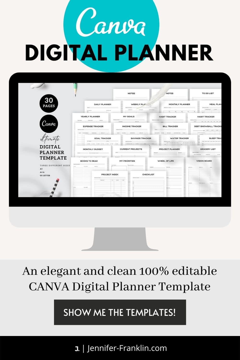 Canva Digital Planner Template