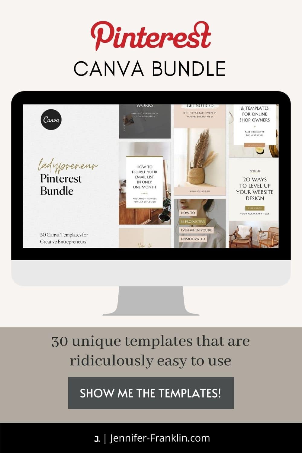 Pinterest Canva Bundle